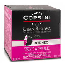 Caffè Corsini - 16 Capsules Gran Riserva Intenso pour Nescafe Dolce Gusto - CAFFE CORSINI