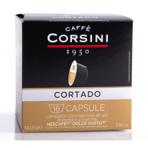 Caffè Corsini - 16 Capsules Cortado pour Nescafe Dolce Gusto - CAFFE CORSINI