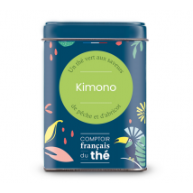 Comptoir Français du Thé - Boîte Thé Vert Kimono - Vrac 80 g - COMPTOIR FRANÇAIS DU THÉ