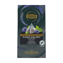 Lipton - Thé noir Earl Grey - 25 Sachets Pyramides - Exclusive Sélection - LIPTON
