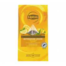 Lipton - Thé noir Citron - 25 sachets pyramides - Exclusive Selection - Lipton