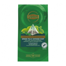 Lipton - Th vert à la menthe intense - 25 sachets - EXLUSIVE SELECTION LIPTON
