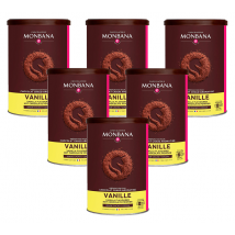 Monbana Hot Chocolate Powder Vanilla Flavoured - 6x250g