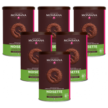 Monbana Hot Chocolate Powder Hazelnut Flavoured - 6x250g
