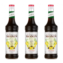 Monin - Lot de 3 Sirops pour professionnel Thé Citron 3 x 70cl - MONIN