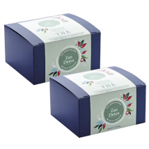 Comptoir Français du Thé - Lot de 2 Thé Vert Zan Detox - 40 sachets - COMPTOIR FRANÇAIS DU THÉ