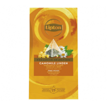 Lipton - Infusion Camomille Tilleul - 25 Sachets Pyramides - Exclusive Selection - Lipton