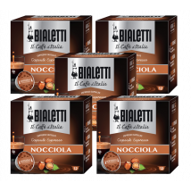 Bialetti Mokespresso Hazelnut-flavoured Capsules x 60 coffee pods