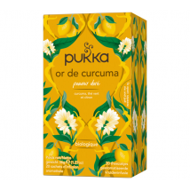 Pukka - Infusion et thé vert Or De Curcuma bio - 20 sachets - Pukka