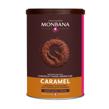 Chocolat Poudre Aromatisé Caramel - Vrac 250 g - MONBANA - 250.0000