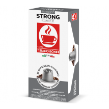 10 capsules compatibles Nespresso* Original Strong - BONINI - Sélection Rouge (Italien)