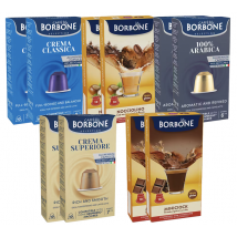 Pack Découverte 100 Capsules Compatibles Nespresso* Original - Caffee Borbone