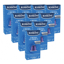 100 capsules Crema classica - compatibles Nespresso - CAFFE BORBONE - Sélection Rouge (Italien)