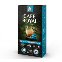 Café Royal 'Espresso Decaffeinato' aluminium Nepresso compatible pods x10