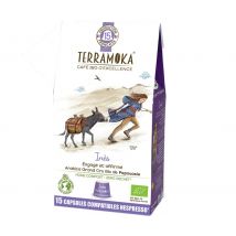 TerraMoka - 15 Capsules Ines Bio - compatibles Nespresso - TERRAMOKA - Papouasie Nouvelle-Guinée