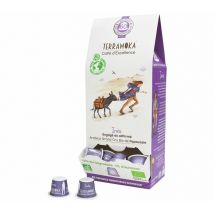 TerraMoka - 60 Capsules Ines Bio compostables - compatibles Nespresso - TERRAMOKA