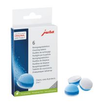 Nettoyant JURA - Boîte de 6 pastilles de nettoyage (3 en 1) Ref 24225 - Non bio