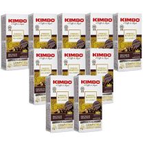 100 capsules compatibles Nespresso Espresso Barista 100% Arabica - Kimbo - Sélection Rouge (Italien)