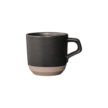 Mug CLK-151 - 300ml in Black - Kinto - With handle