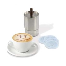 Décorateur Ilsa Pour Cappuccino Avec 4 Disques Inox