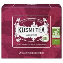 Kusmi Tea AquaRose Organic Herbal Tea - 20 tea bags - Flavoured Teas/Infusions