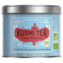 Kusmi Tea Prince Vladimir Organic Black Tea - 100g Loose Leaf Tin - Flavoured Teas/Infusions