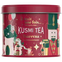 Kusmi Tea Organic Tsarevna Black Tea - 120g Loose Tea Tin - Flavoured Teas/Infusions