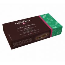Monbana - Langues de chocolat menthe 70g - MONBANA
