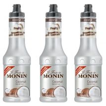 Lot De 3 Purées De Fruit De Monin - Coco - 3 X 50 Cl