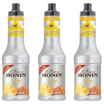 Monin - Lot de 3 purées de Fruit de Monin - Mangue - 3 x 50 cl