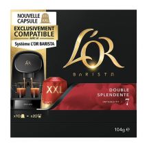 L'Or Barista Double Splendente x 10 XXL coffee pods - Double capsules - Barista