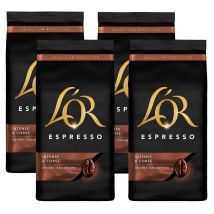 L'Or Espresso Coffee Beans - 4 x 500g - Big Brand Coffees,Big brand