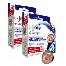 Caffenu - Capsules de nettoyage CAFFENU pour machine à café Lavazza A Modo Mio - 2 x 4 capsules
