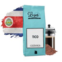 Ground coffee for French press coffee makers: Costa Rica - Tico - 250g - Cafés Lugat - Costa Rica
