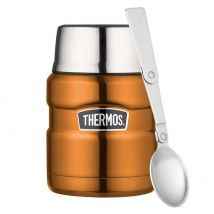 Thermos King Food Flask with Spoon Copper - 47cl