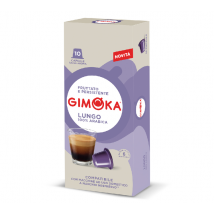 10 capsules Lungo- compatible Nespresso - GIMOKA - Sélection Rouge (Italien)