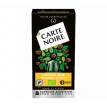 Carte Noire - 10 Capsules compatibles Nespresso - Espresso Lungo BIO - CARTE NOIRE