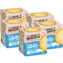 Michel Augustin - 5x40g de biscuits sablés sucrés beurre salé - MICHEL ET AUGUSTIN