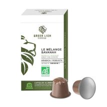 Green Lion Coffee Savanah Blend Pods Compatible with Nespresso x10