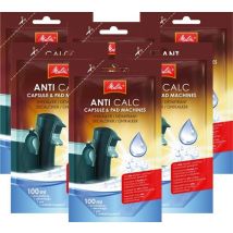 Melitta Anti Calc liquid descaler for capsule & pad machines - 6 doses