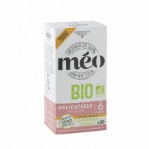 20 Capsules Delicatesse Bio - compatibles Nespresso - CAFES MEO - Sélection Verte (Bio)
