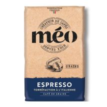 Cafés Méo - 1kg café en grain Espresso à l'italienne - MEO