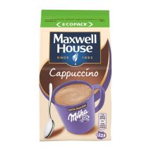 Maxwell House coffee - Maxwell House Instant Milka Cappuccino Sachet - 335g