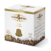 Miscela D'Oro - Miscela d'Oro Gold Eccellenza Nespresso Compatible Capsules x 10 - Biodegradable / Compostable
