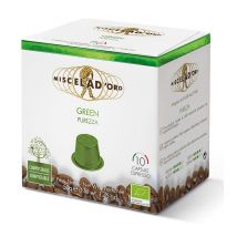 Miscela D'Oro - 10 capsules compatibles Nespresso Green Purezza Bio - MISCELA D'ORO