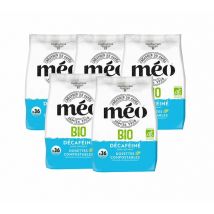 Cafés Méo - Lot de 180 dosettes souples Décaféiné Bio - CAFES MEO