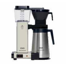 Cafetière filtre Moccamaster KBGT Blanche avec verseuse isotherme 1.25L - Arrêt automatique