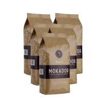 5 Kg Café en grain pour professionnels Brio Arabica/Robusta - Mokador Castellari - Café Italien
