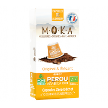 10 Capsules Pérou Bio - compatible Nespresso - MOKA - Pérou