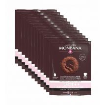 Monbana - 100 Sachets Lacté 4 étoiles Chocolat en poudre - Monbana